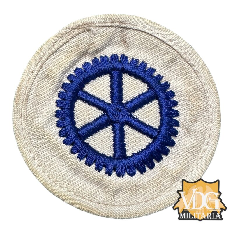 WW2 German Kriegsmarine Machine Engineer EM Summer White Career Trade Insignia Patch