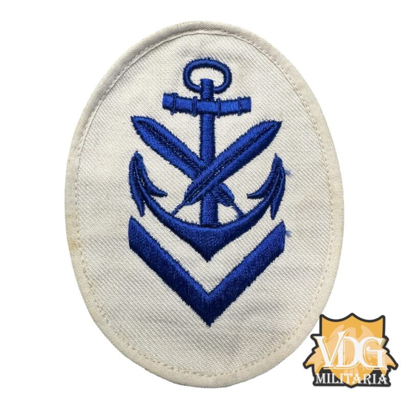 WW2 German Kriegsmarine NCO Career Summer White Trade Patch Insignia