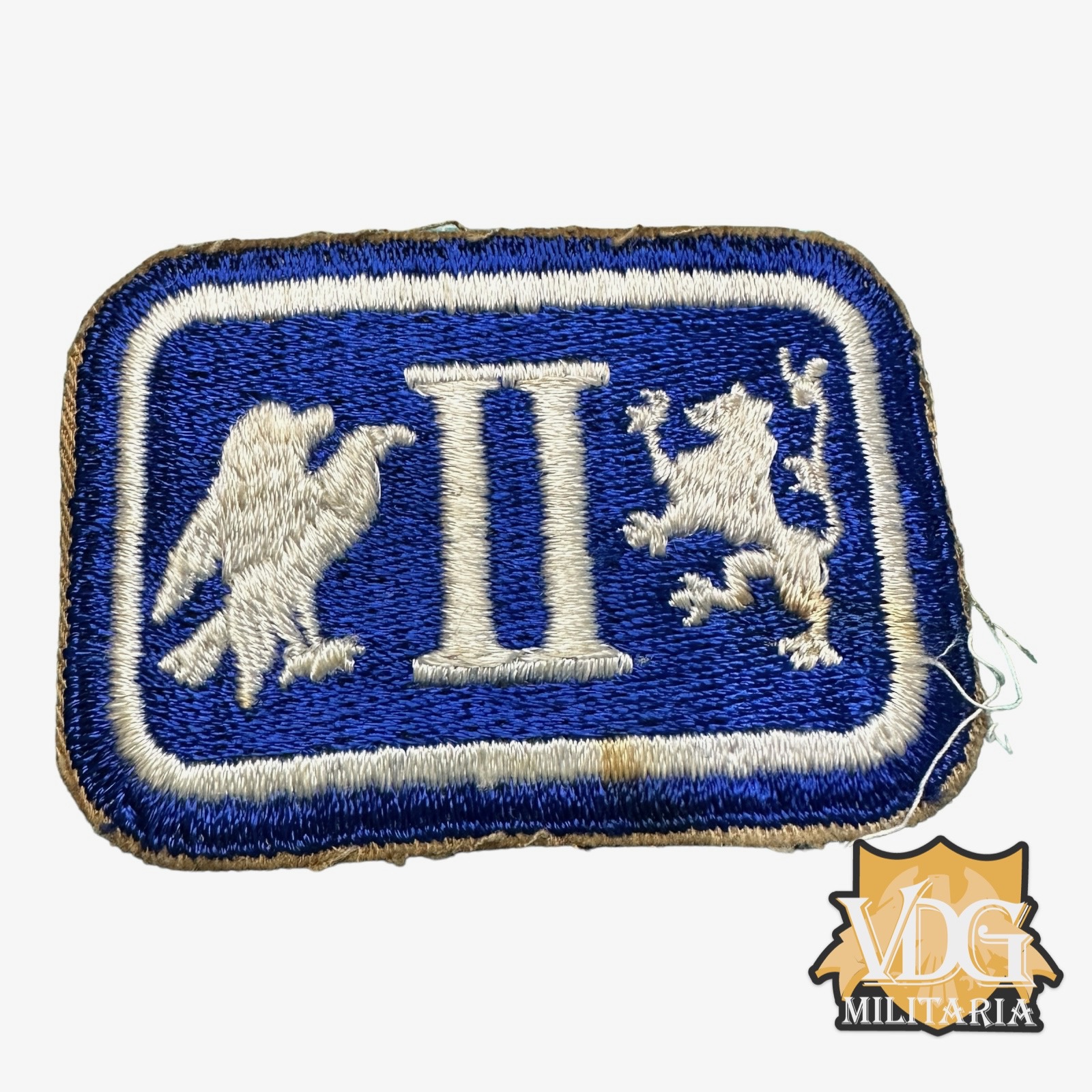 WW2 US Army 2nd Corps Patch Shoulder Sleeve Insignia SSI