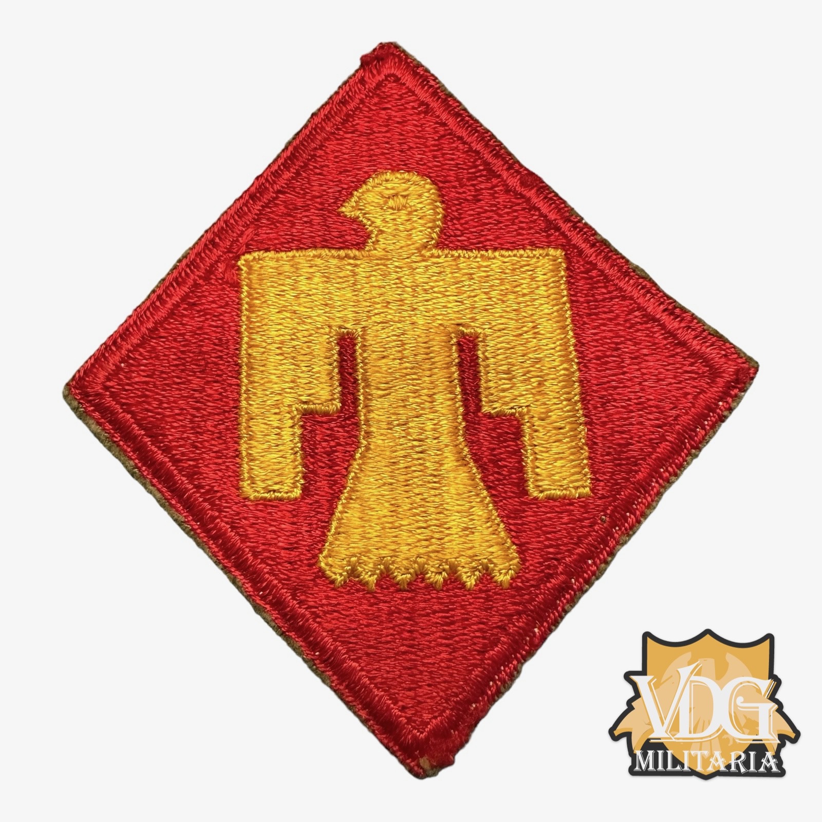 WW2 US Army 45th Infantry Division Shoulder Sleeve Insignia Patch SSI