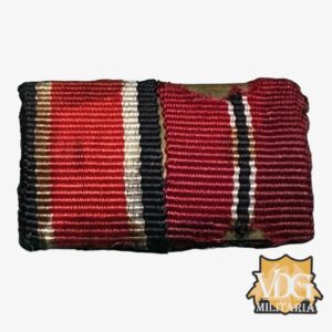 WW2 German Wehrmacht Ribbon Bar-Iron Cross & Eastern Front Medal