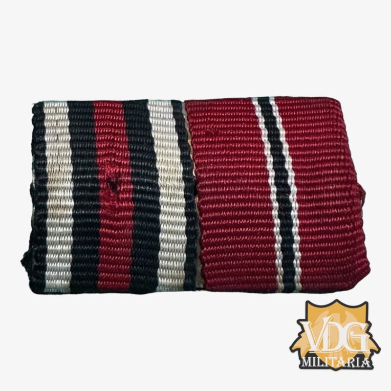 WW1/WW2 German Wehrmacht Ribbon Bar-Hindenburg Cross & Eastern Front Medal