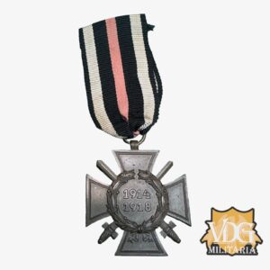 WW1 German Hindenburg Cross with Swords for Combatants MM 32 R.V. PFORZHEIM