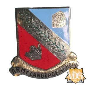 WW2 US Army Language School Pin Back Distinctive Unit Insignia DUI by Meyer