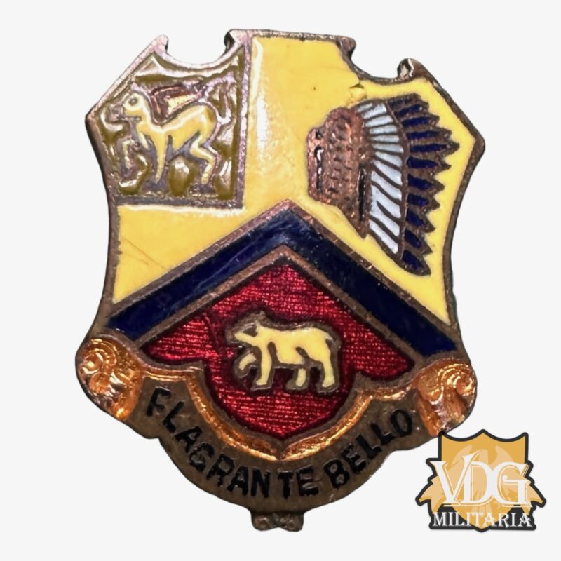 WW2 US Army 83rd Field Artillery Regiment Screw Back Distinctive Unit Insignia DUI Meyer