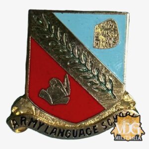 WW2 US Army Language School Pin Back Distinctive Unit Insignia DUI-Meyer