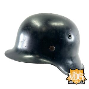 WW2 German Wehrmacht M42 Helmet, Repainted with Original Liner - Image 2