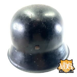 WW2 German Wehrmacht M42 Helmet, Repainted with Original Liner - Image 5
