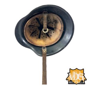 WW2 German Wehrmacht M42 Helmet, Repainted with Original Liner - Image 9