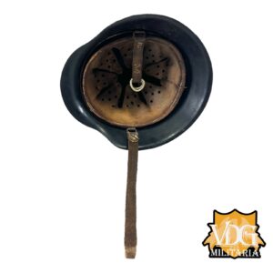 WW2 German Wehrmacht M42 Helmet, Repainted with Original Liner - Image 10