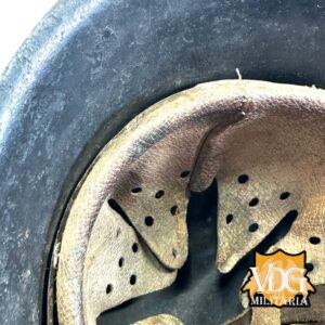 WW2 German Wehrmacht M42 Helmet, Repainted with Original Liner - Image 20