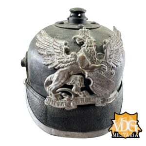 WW1 German Grand Duchy of Baden M1915 Pickelhaube, Unit Stamped - Image 2