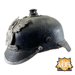 WW1 German Grand Duchy of Baden M1915 Pickelhaube, Unit Stamped - Image 3