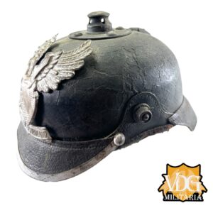 WW1 German Grand Duchy of Baden M1915 Pickelhaube, Unit Stamped - Image 4