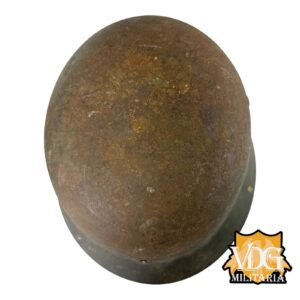 WW2 German Luftwaffe SD M40 Helmet w/ Blood Stained Liner & Partial Chinstrap - Image 10