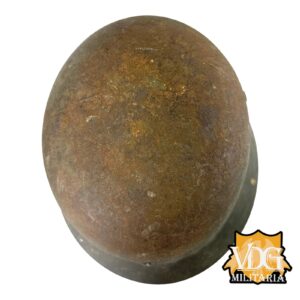 WW2 German Luftwaffe SD M40 Helmet w/ Blood Stained Liner & Partial Chinstrap - Image 11