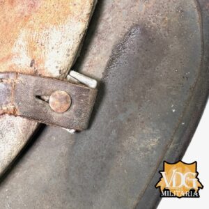 WW2 German Luftwaffe SD M40 Helmet w/ Blood Stained Liner & Partial Chinstrap - Image 27
