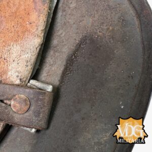 WW2 German Luftwaffe SD M40 Helmet w/ Blood Stained Liner & Partial Chinstrap - Image 28