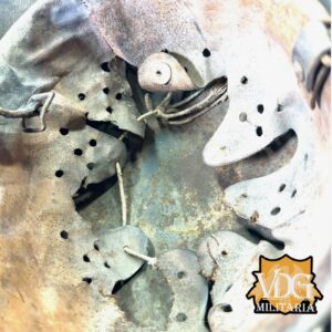 WW2 German Luftwaffe SD M40 Helmet w/ Blood Stained Liner & Partial Chinstrap - Image 37