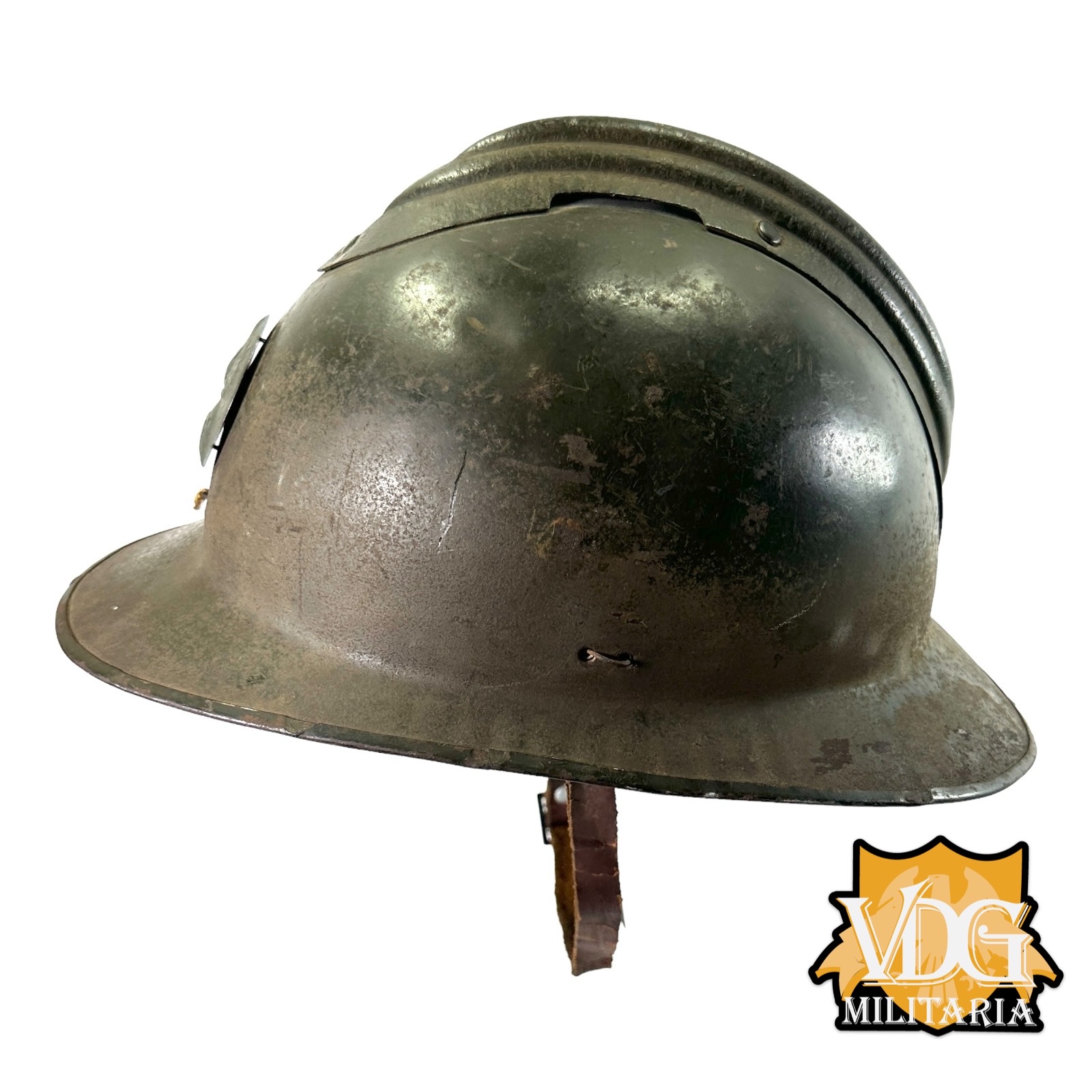 WW2 French M1926 Adrian Helmet-Double Named - Image 5