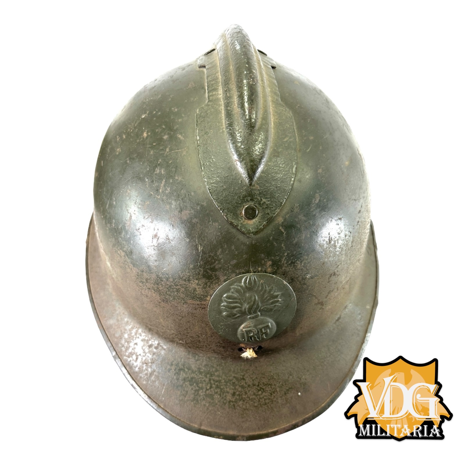 WW2 French M1926 Adrian Helmet-Double Named - Image 11