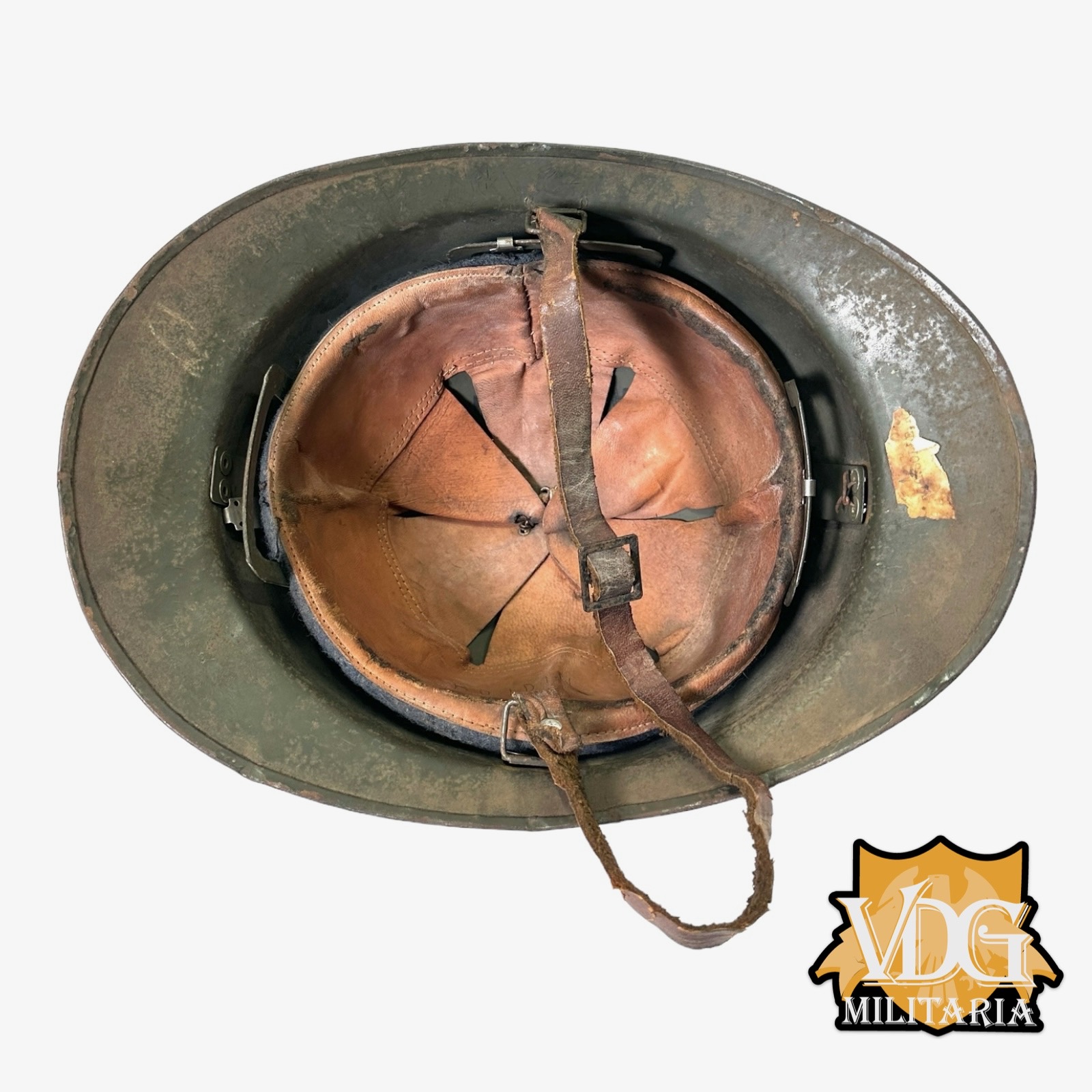 WW2 French M1926 Adrian Helmet-Double Named - Image 12