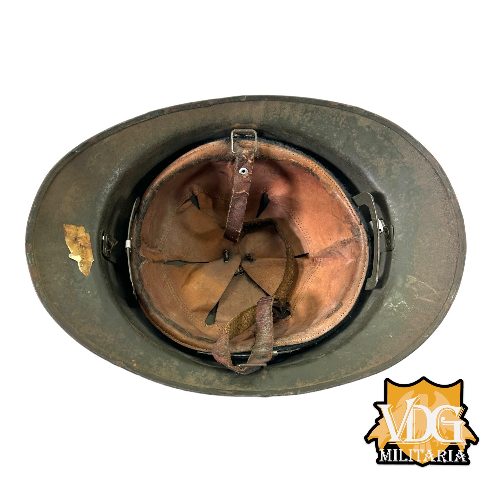 WW2 French M1926 Adrian Helmet-Double Named - Image 17