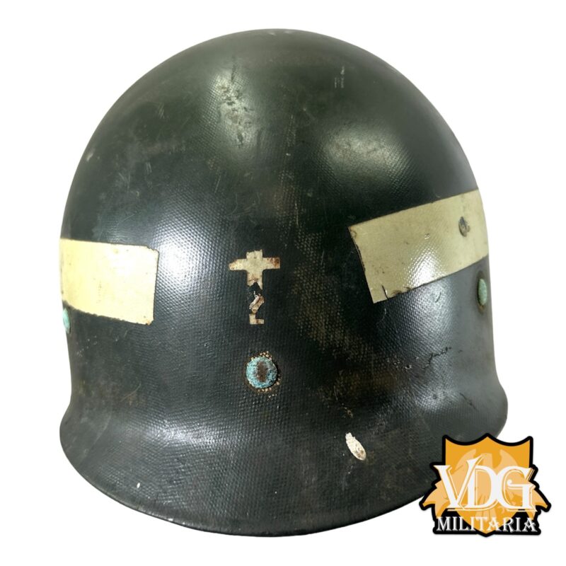 Vietnam/Cold War Era US Army 106th Regiment NY N.G. Chaplains Westinghouse "25" M1 Helmet Liner, Named & Numbered