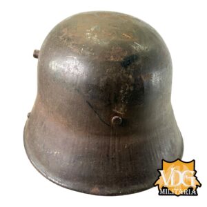 WW1 German M1916 Helmet with Liner, B.F. 64 F.C. Bellinger, Fulda - Image 5