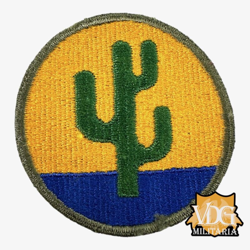 WW2 US Army 103rd "Cactus" Infantry Division  Shoulder Sleeve Insignia Patch