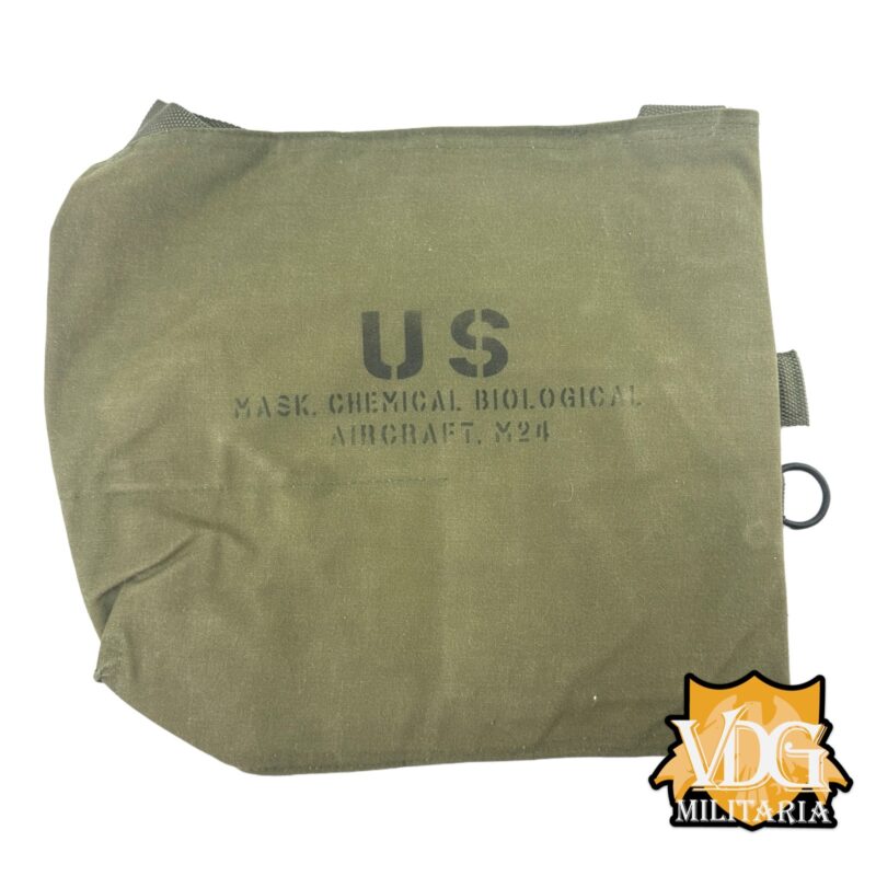 Cold War Era US Chemical Aircraft M24 Gas Mask Bag