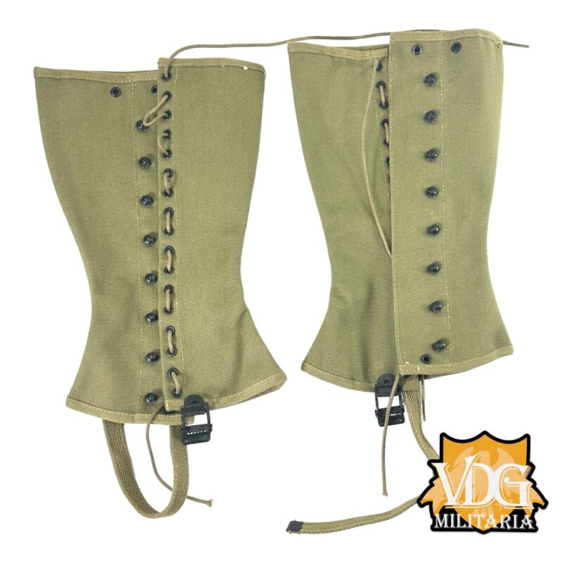WW2 US M1938 Dismounted Leggings-Gregory & Read CO, 1942 Dated, Size 3-R