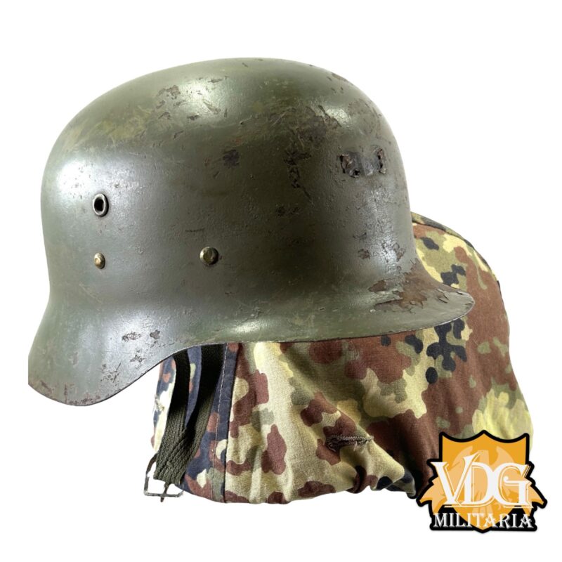 Post WW2/Franco Era Spanish Model Z Helmet & Camouflage Cover