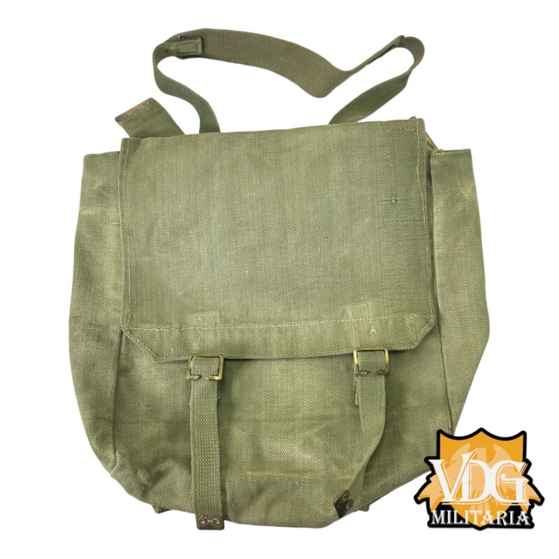 WW2 British P37 Canvas Large Pack w/ Strap-1945 Dated, Marker Stamped