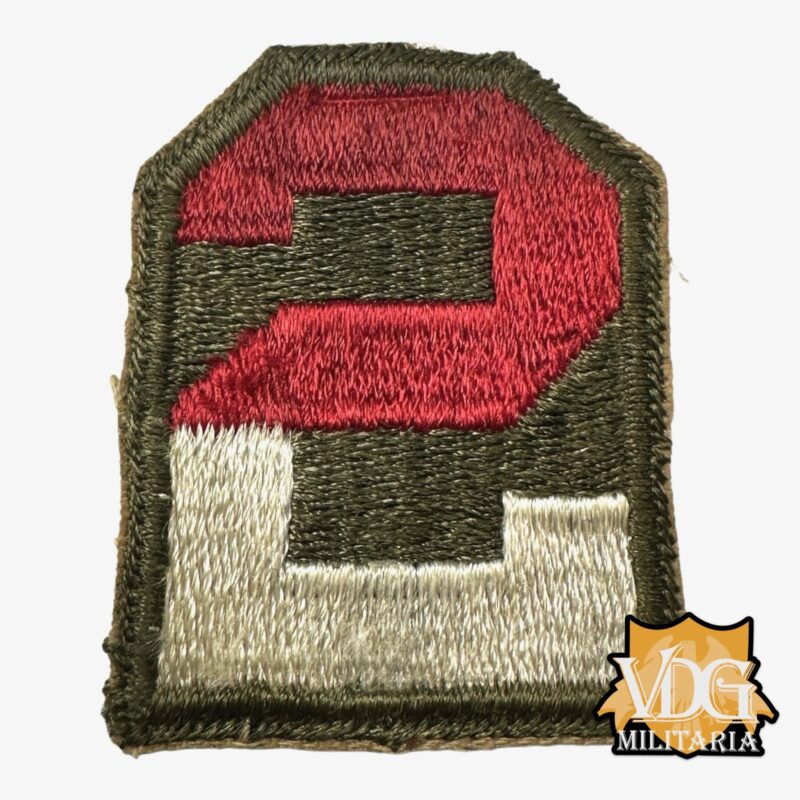 WW2 US 2nd Army Shoulder Sleeve Insignia Patch
