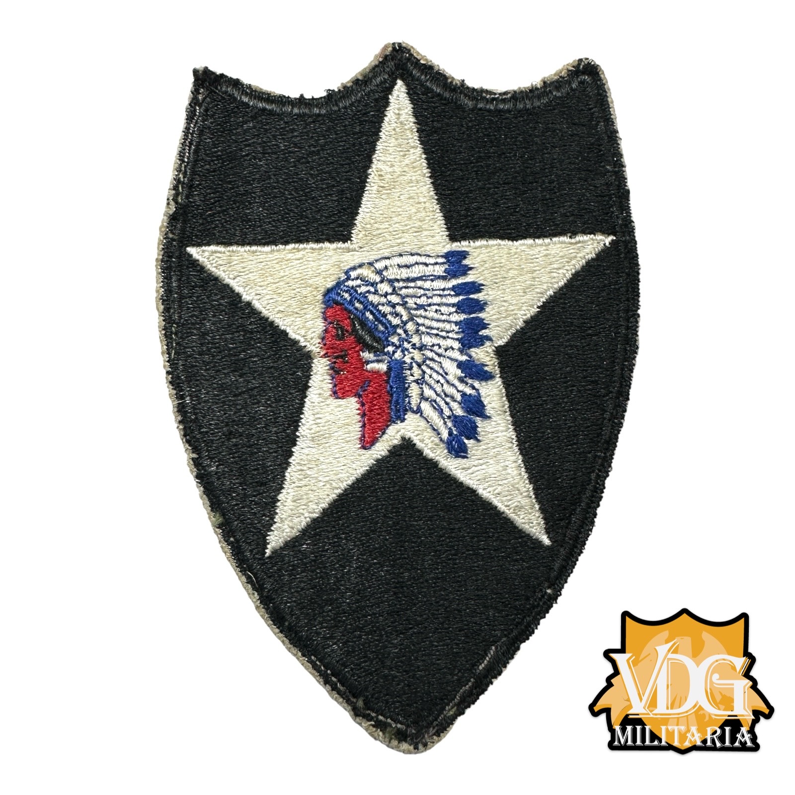 WW2 Era US Army 2nd Infantry Division Shoulder Sleeve Insignia Patch