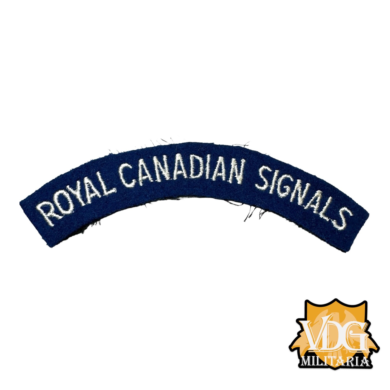 WW2 Royal Canadian Signals Shoulder Title