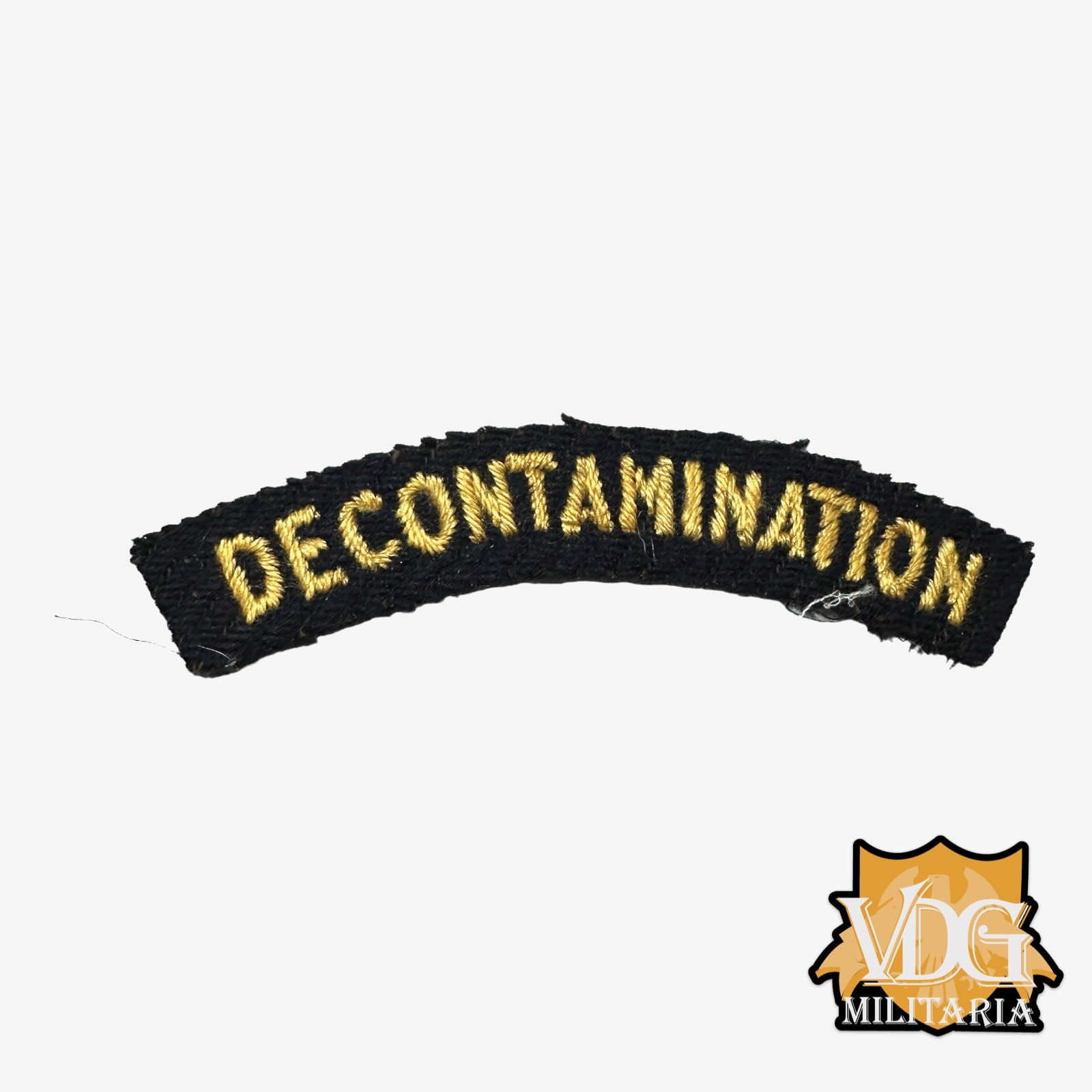 WW2 British Civil Defense Decontamination Shoulder Title