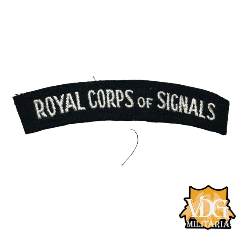 WW2 British Army Royal Corps of Signals Shoulder Title
