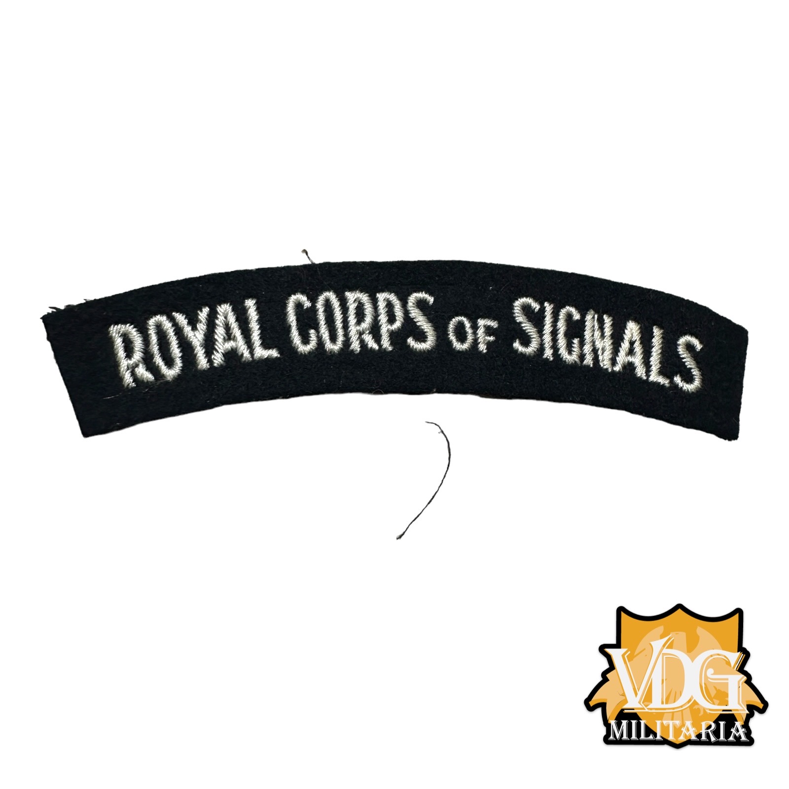 WW2 British Army Royal Corps of Signals Shoulder Title