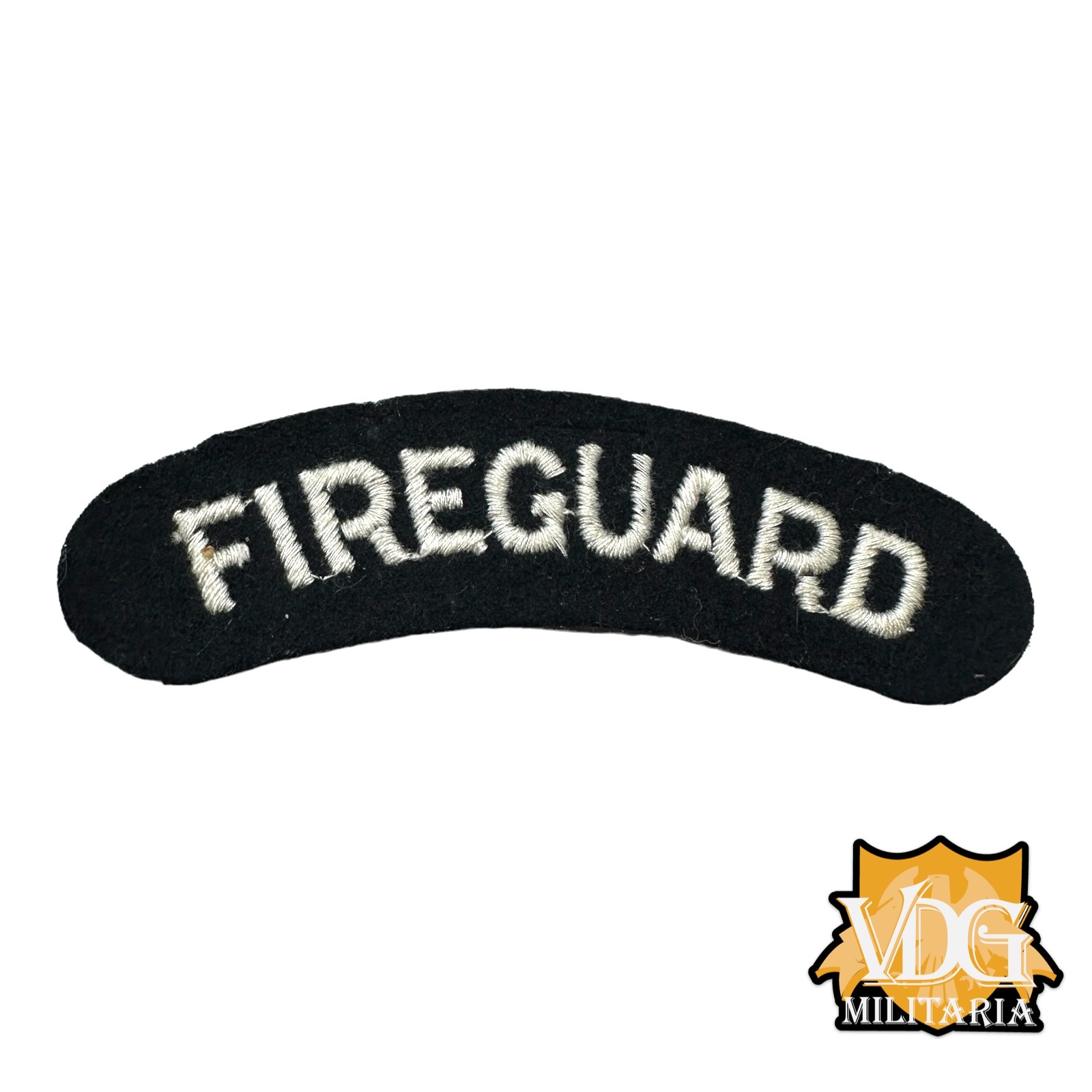 WW2 British Civil Defense Fireguard Shoulder Title