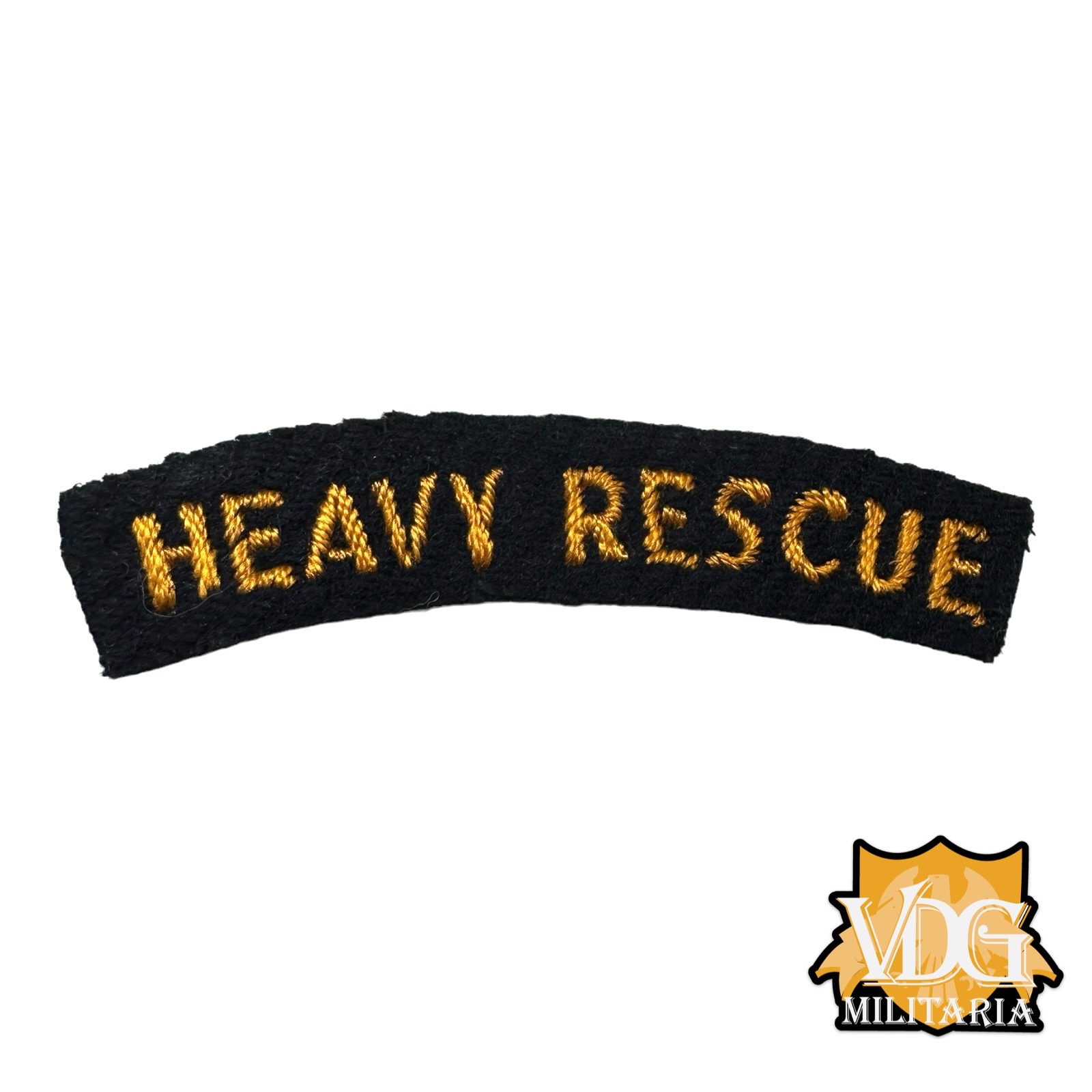 WW2 British Civil Defence Heavy Rescue Shoulder Title