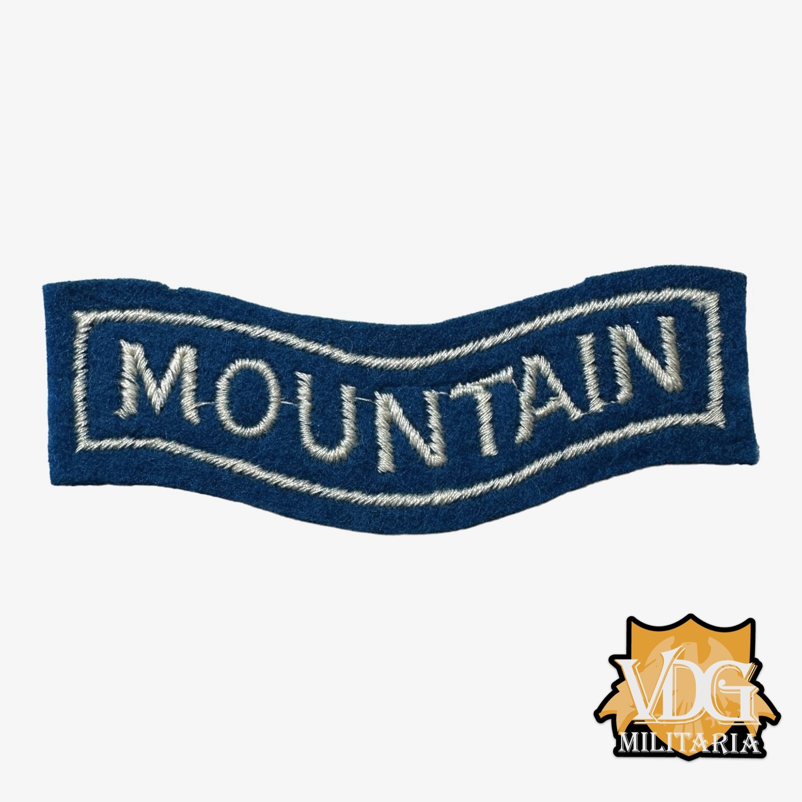 WW2 Era British Army 52nd (Lowland) Infantry Division Mountain Patch Insignia
