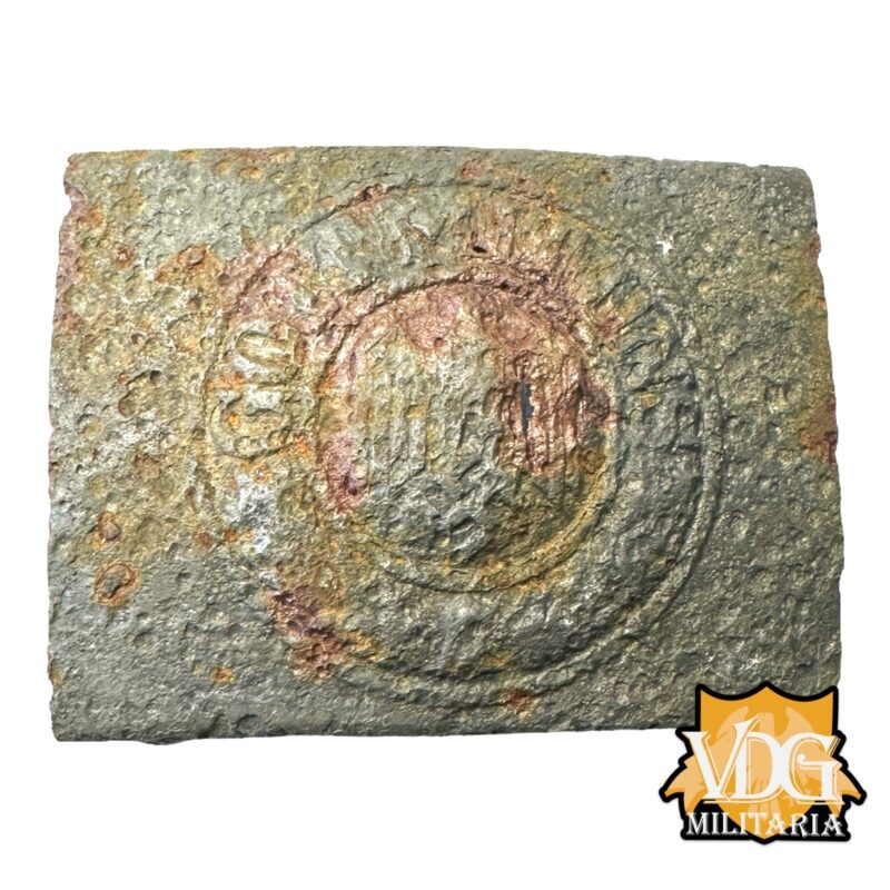 WW2 German Eastern Front Battlefield Relic Heer Belt Buckle with Paint