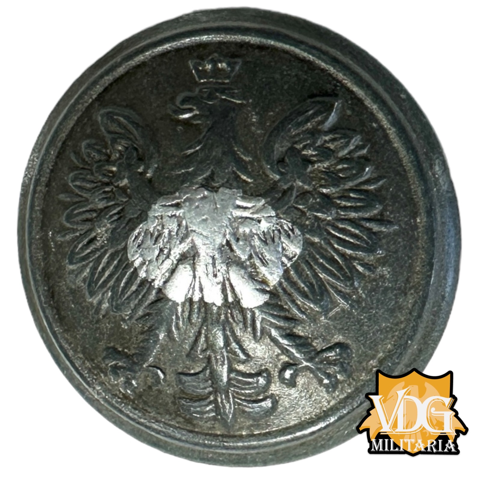 WW2 Polish Army Button- MM B G 9