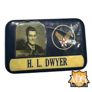 WW2 US Army Air Force USAAF Identification Badge - H.L. Dwyer, World War II Era, Western Badge & Button Co."