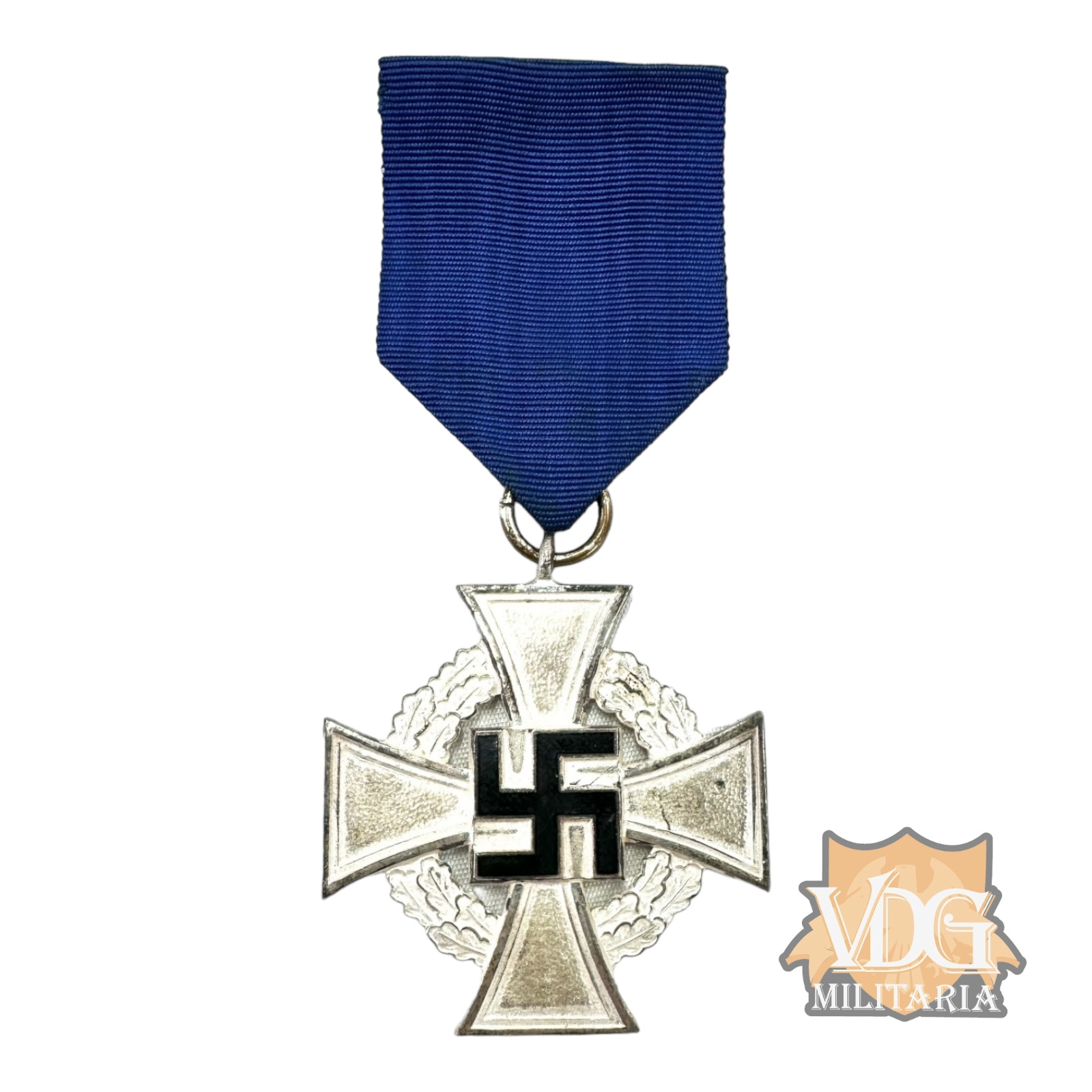 WW2 German Silver 25-Year Faithful Service Cross Medal