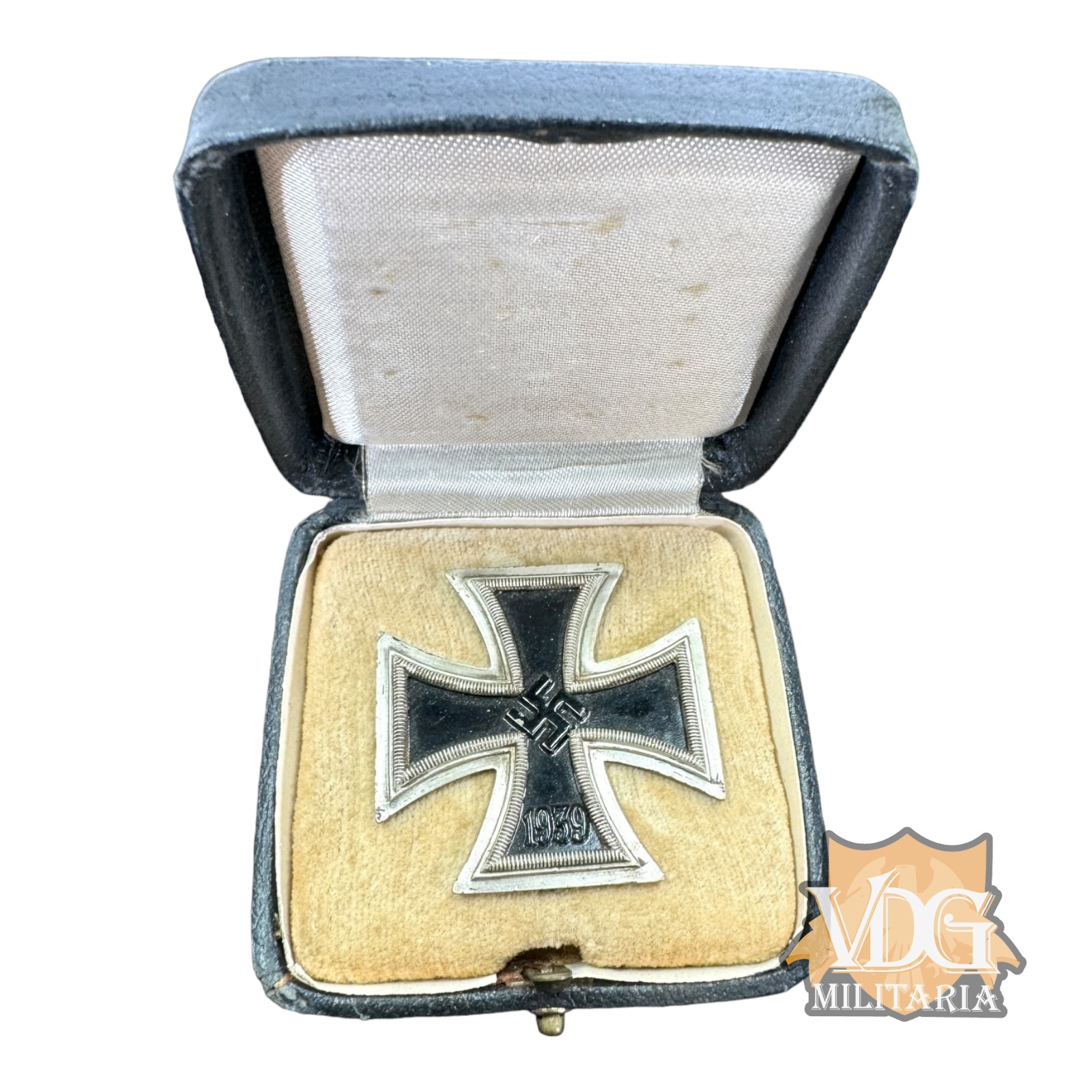 WW2 German Iron Cross First Class (Eisernes Kreuz 1. Klasse) by Friedrich Orth, Wien - Marker Marked “15”
