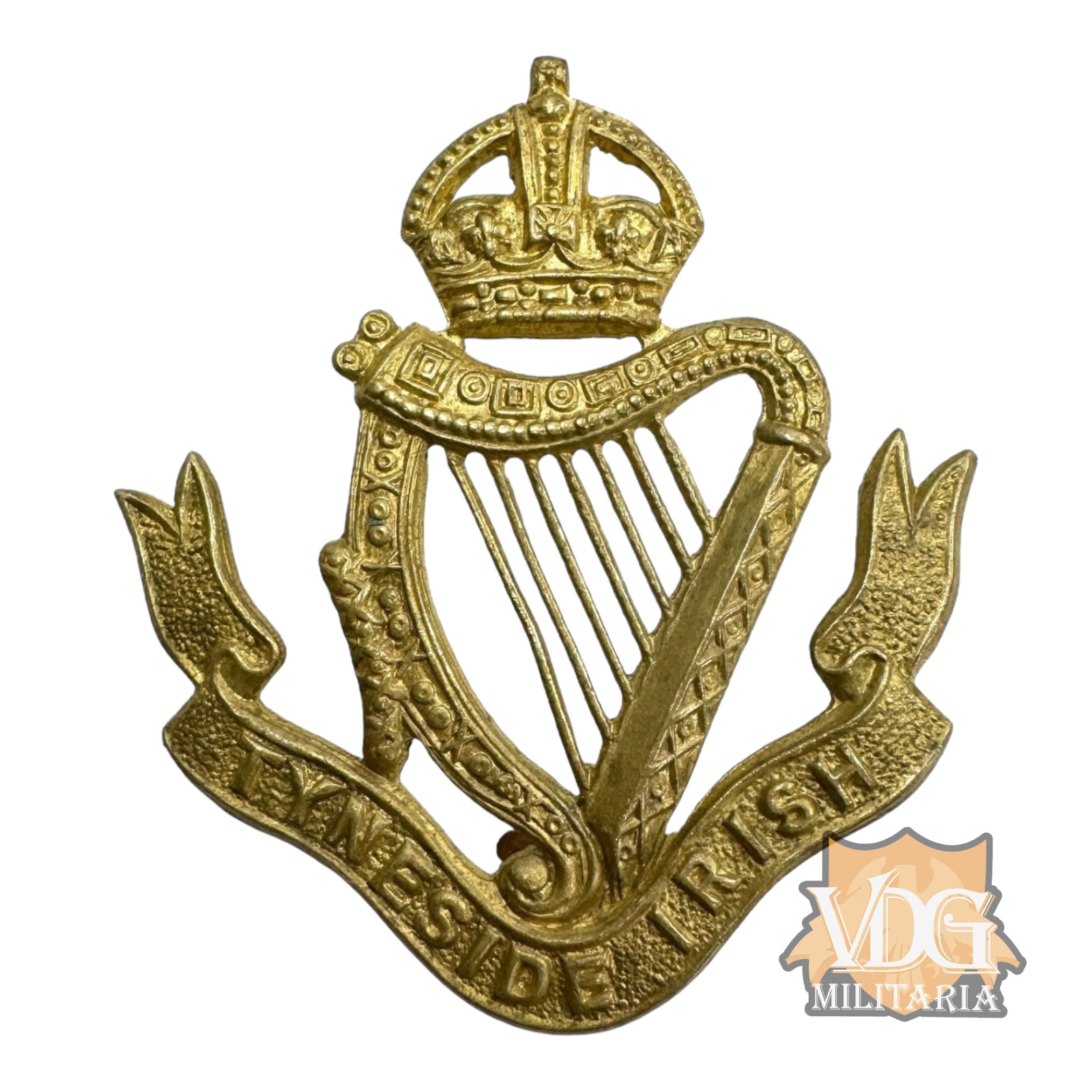 WW1 British Army Tyneside Irish Brigade Cap Badge