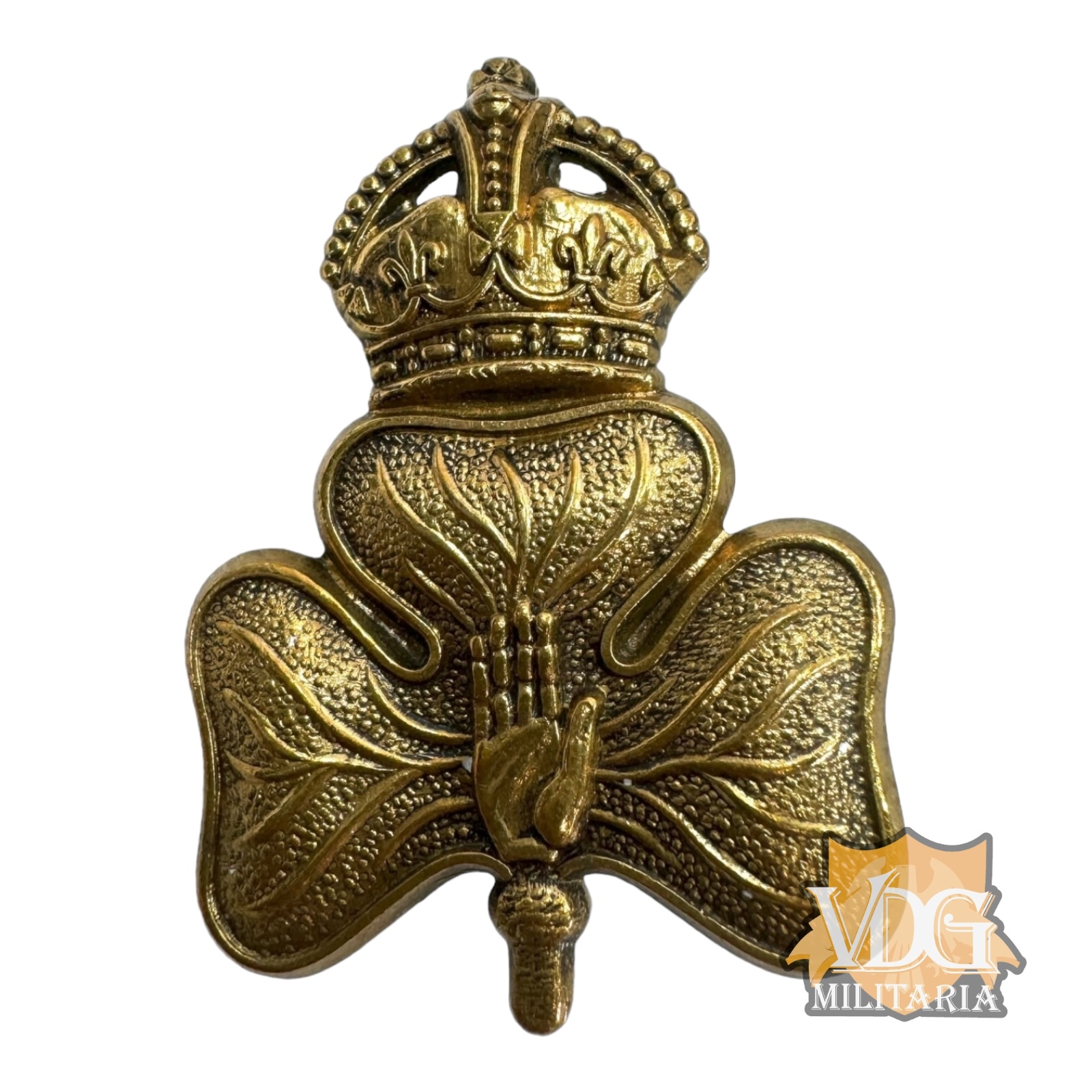 WW1 Era British Army The Royal Irish Rifles Cap Badge